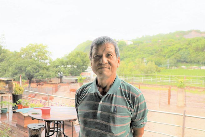 台南市玉井区竹围社区发展协会理事长许海龙。（刘秀芬摄）