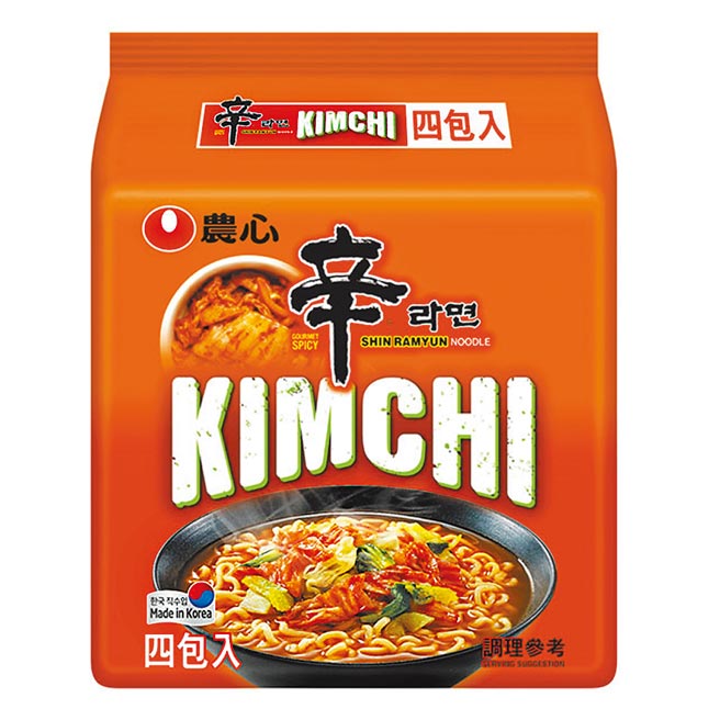 新光三越APP夯品「农心辛辣白菜风味拉麵」480g x 8入，原价1248元、特价990元。（新光三越提供）