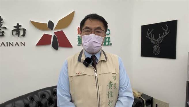 台南市長黃偉哲。(曹婷婷攝)