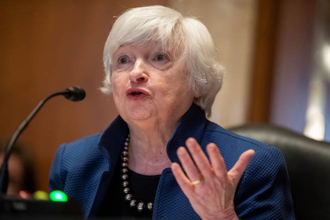 美国财政部长叶伦(Janet Yellen)预估通膨率会在年底前回落。（路透）