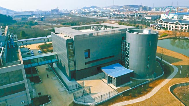 图为武汉p4实验室外部鸟瞰图。（中新社）