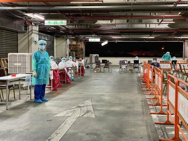 图为北农快筛站。(取自柯文哲脸书)