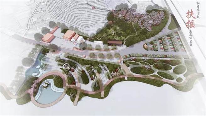 漳州市龙山区郭坑镇扶摇村瑶山景区规划图。（受访者提供）