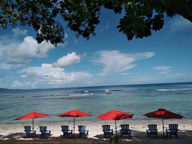 美國關島歡迎旅客造訪並施打疫苗。（雄獅旅遊提供／陳祐誠傳真）