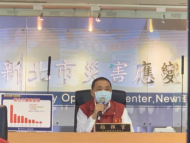 新北市泰山区的「新北市家禽运销合作社」爆发群聚感染，新北市长侯友宜26日召开防疫会议表示，家禽中心新北市匡列523人全面筛检，有19人PCR确诊