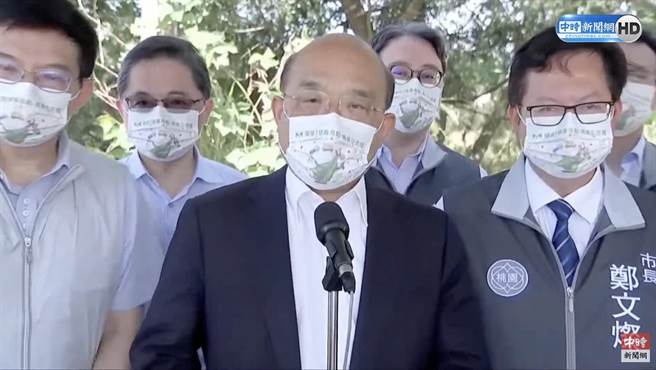 监察院拟约谈陈时中，苏贞昌对此回应「相当不厚道、非常不公平」。（图／中时新闻网直播画面）