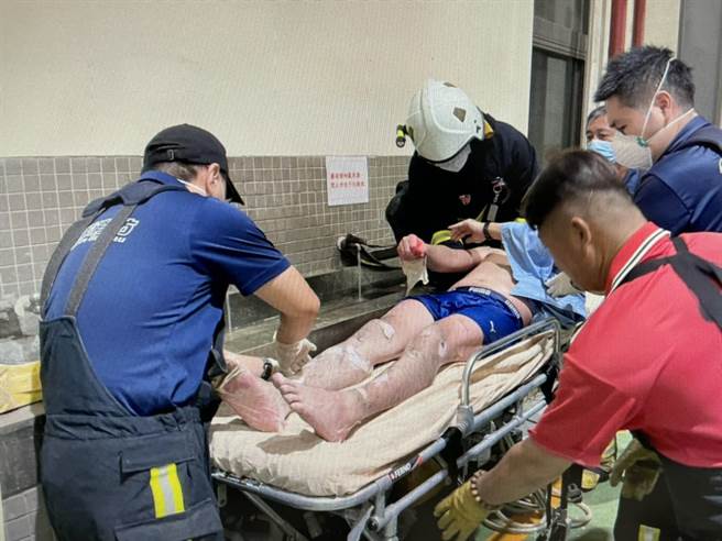 知名科技大廠位於嘉義縣大埔美工業區廠房，27日晚間傳出工人燒燙傷意外。（讀者提供∕呂妍庭嘉義傳真）