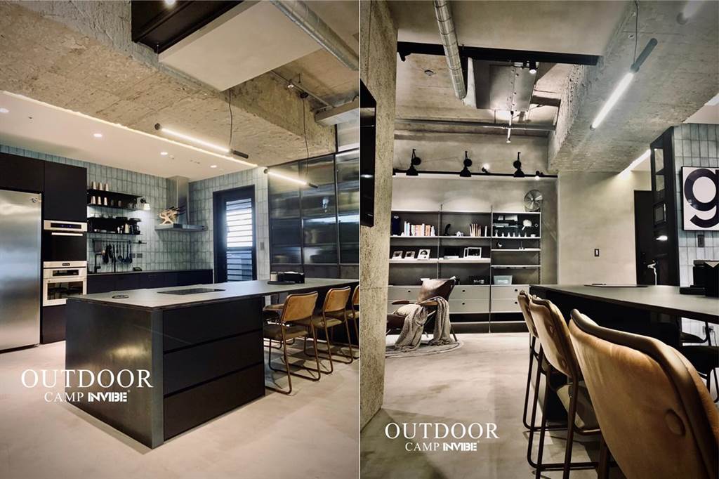 ▲全室裝潢走黑灰色系。（圖片來源／陳博淞）