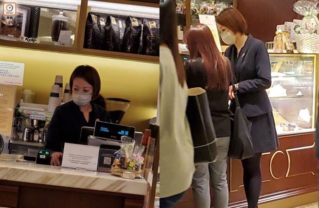 梁敏仪忙着招呼客人。(图／翻摄自东网)