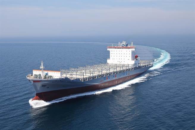 萬海向Nihon Shipyard Co Ltd.（NSY）/ Japan Marine United Corp（JMU）訂造12艘3,055Teu全貨櫃輪。（圖／萬海提供）
