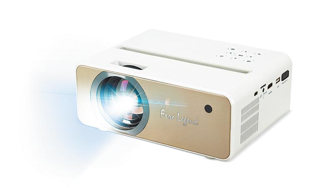 AOPEN的QF12FHD高画质投影机，定价7990元，特价6790元。（宏碁提供）