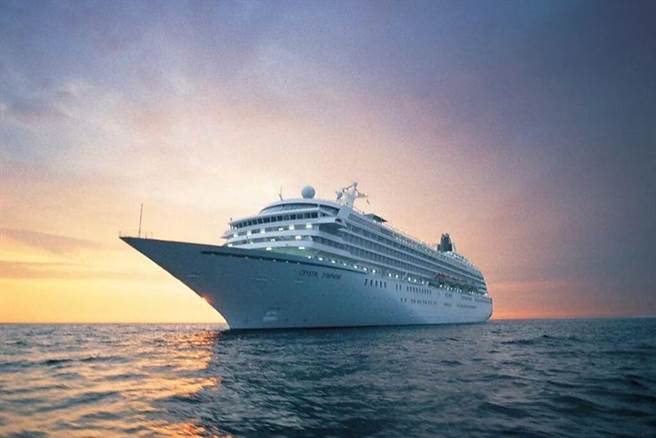 水晶邮轮「水晶合韵号」。(图/水晶邮轮提供)