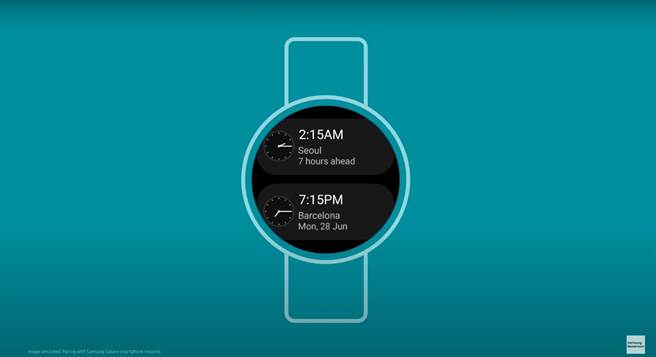 在三星全新的One UI Watch升級中，當三星手機上客製化不同時區的時鐘時，手表也將會同步可看到以外，當手表設定來電與訊息的封鎖對象時，封鎖名單亦將套用至手機上。（翻攝三星YouTube官方頻道畫面）