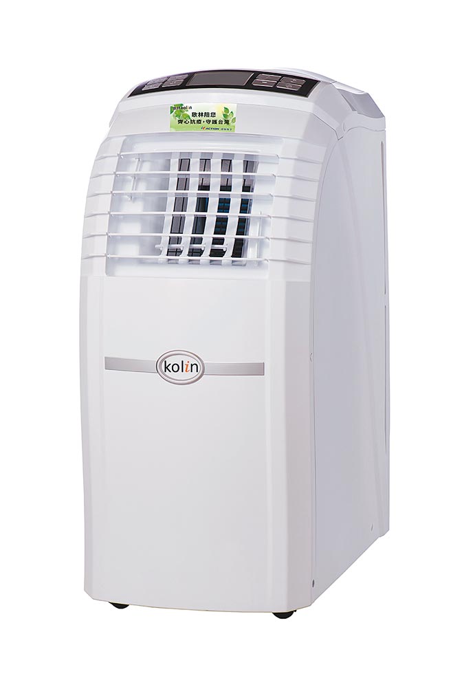 歌林抗疫捐空调冷冻柜。（石欣蒨）