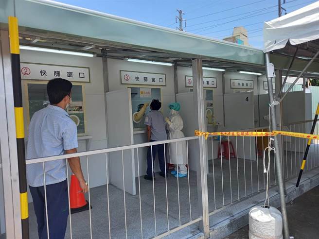 观音工业区快筛站共负责380家企业，约3636名移工。（翻摄照片／姜霏桃园传真）