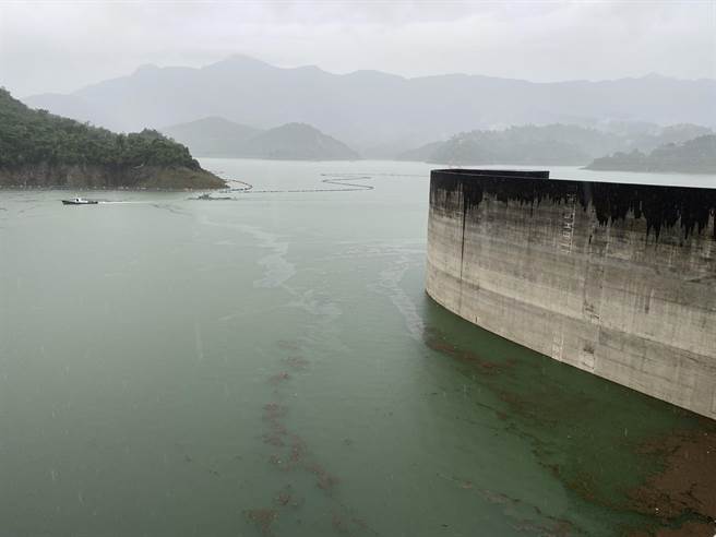 曾文水库蓄水量30日中午已经达2亿6784万吨、52.56％。（南水局提供／刘秀芬台南传真）