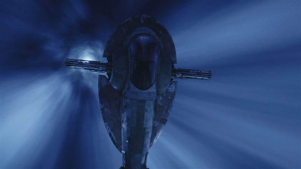 星战传奇太空船「奴隶1号」，被改称「波巴费特的太空船」，等于是没有名字。图/starwars.com(photo:ChinaTimes)
