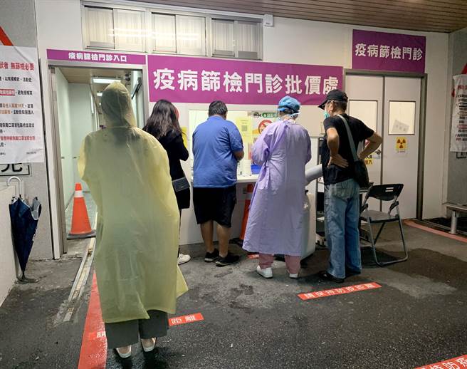疫病筛检门诊。(奇美医学中心提供／曹婷婷台南传真)