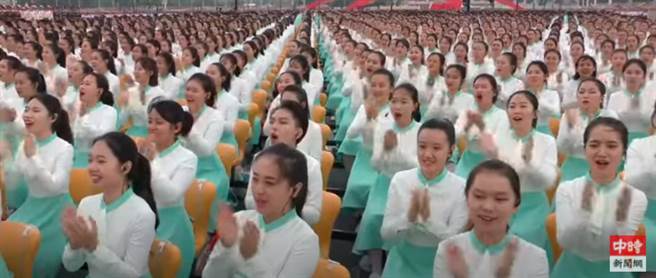 中共成立100周年大會7月1日上午8時登場，中共總書記習近平發表重要談話。（直播截圖）