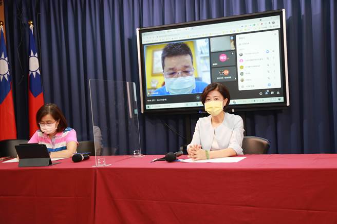 国民党今天召开「政院纾困4.0不到位!幼儿园补教业现倒闭潮」记者会。（国民党提供）