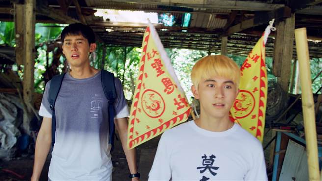 李玉玺与林晖闵在烈日下拍戏险虚脱。（东森提供）