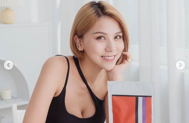 蕾菈以天使脸孔、魔鬼身材，加上她谈话风格尺度无极限，让蕾菈拥有超夯人气。（图／取材自蕾菈Instagram）