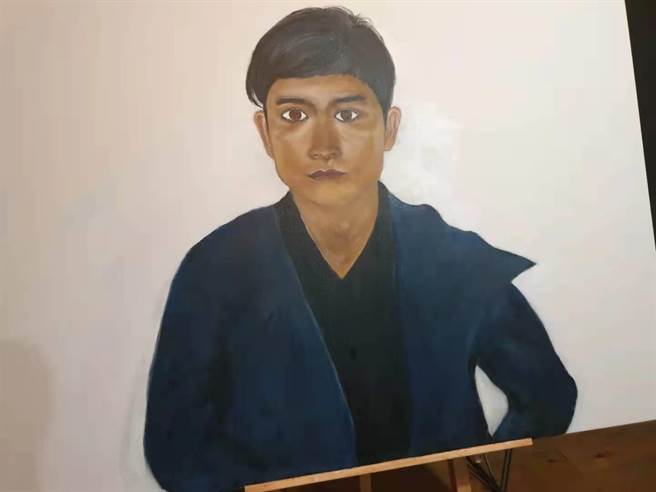 蔡明亮畫的亞儂弘尚希。（汯呄霖電影提供）