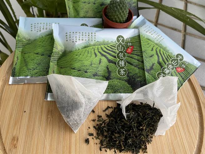 茶包以原片茶为主。（新北市农业局提供）