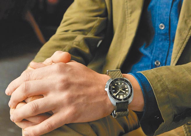 SEIKO新款Prospex潜水表搭配日本传统工艺编织表带，风格十分文青。（SEIKO提供）