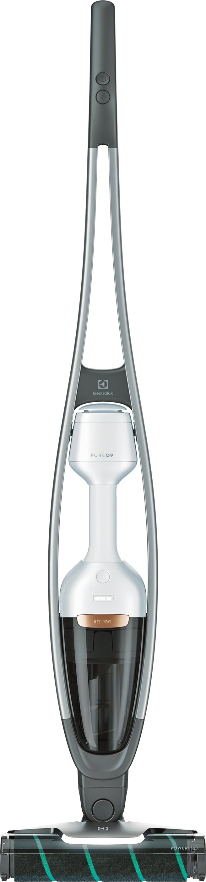 伊莱克斯的PURE Q9-P双效劲亮吸尘器，拥有主打专为硬质地板设计吸头，定价2万1900元。（伊莱克斯提供）
