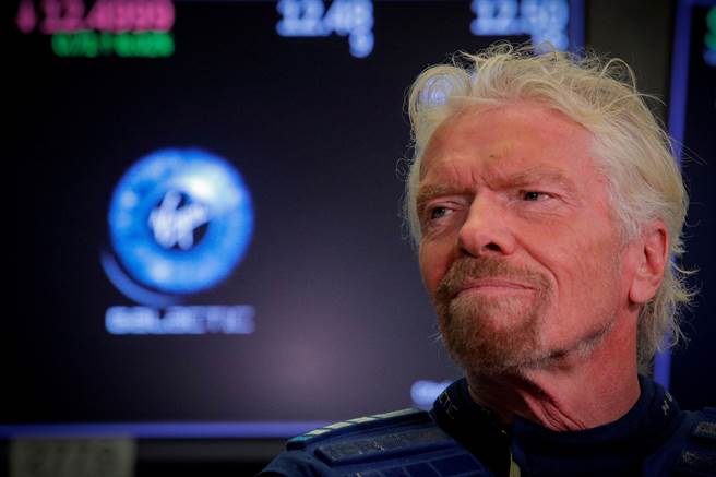 英国亿万富翁布兰森（Richard Branson）。(图／路透社)