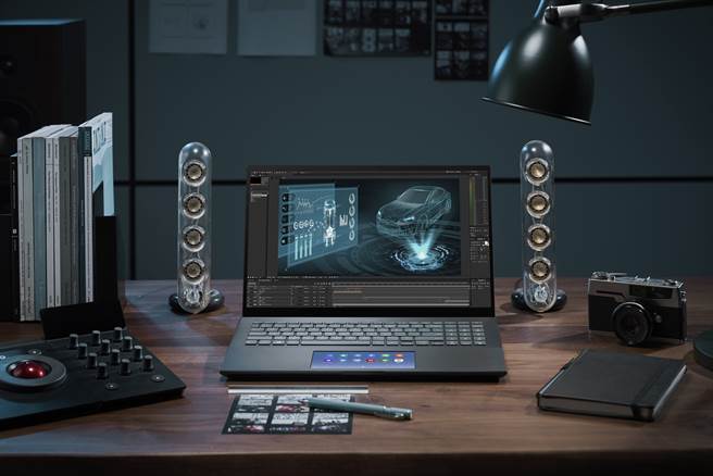 ASUS ZenBook Pro 15 OLED (UX535)。（華碩提供／黃慧雯台北傳真）