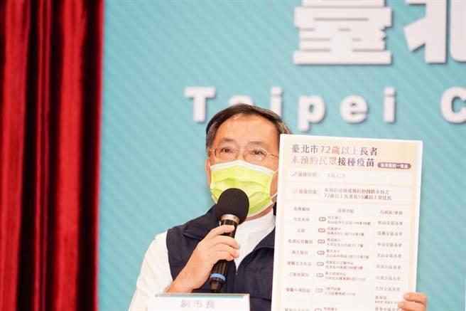 北市副市長蔡炳坤。（北市府提供／張穎齊台北傳真）