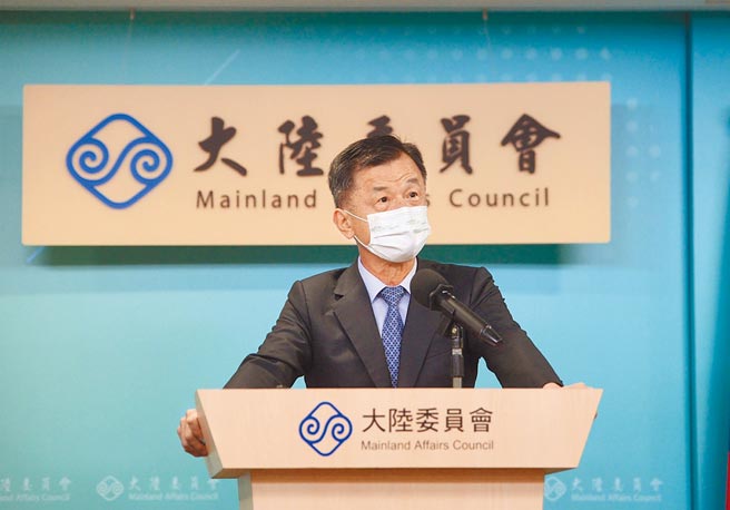 针对中共总书记习近平于建党百年活动上谈话，陆委会昨呼吁北京当局正视两岸现实、尊重台湾民意对两岸关系发展的坚持。图为陆委会主委邱太三。（陆委会提供）