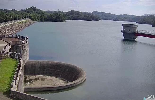 新竹宝二水库已达满水位，竹科确定今年不会缺水。(图／新竹大小事；来源水利署网站)