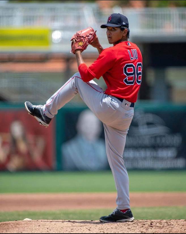 旅美紅襪隊小聯盟投手劉致榮。（資料照，擷取自悍創運動經紀官方粉絲團）