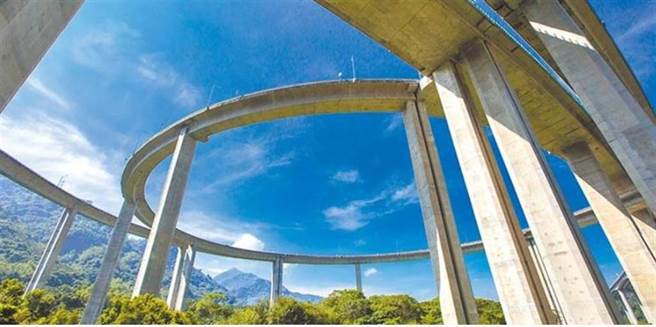 高架桥距离地面约20几层楼高。（图／中时资料库）