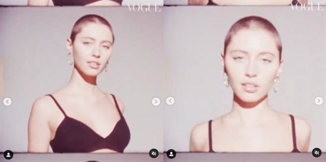 艾莉丝洛寸头造型意外适合她，让不少粉丝讚嘆「美到令人窒息」。(图/ 摘自Iris Law IG)