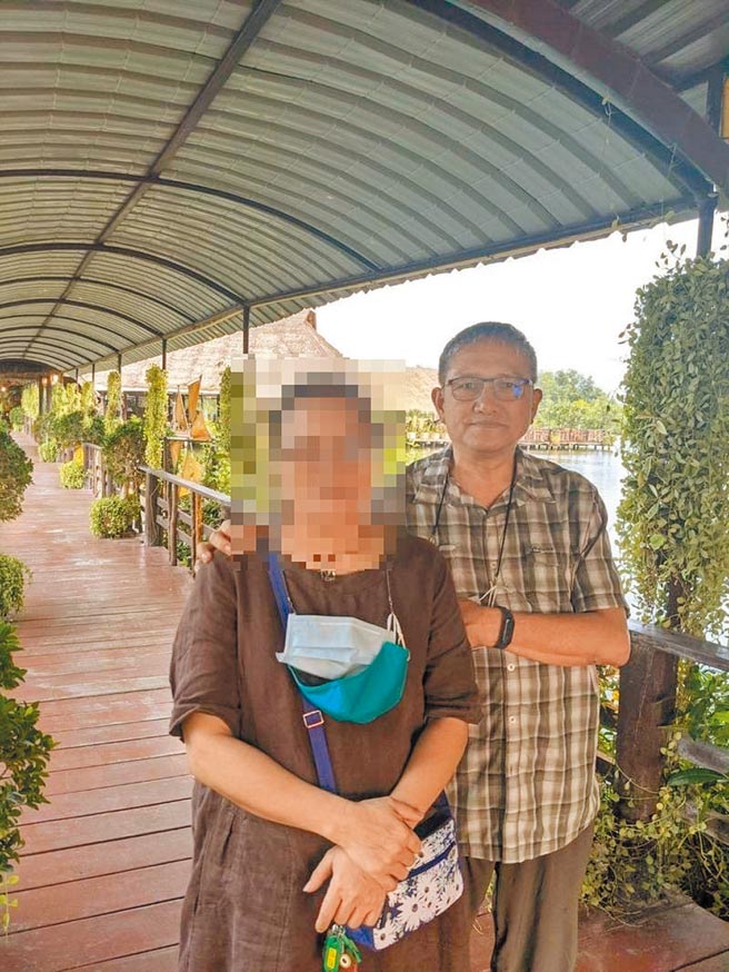 真耶穌教會傳道陳建光（右）命喪彰化防疫旅館。（家屬提供／王文吉台中傳真）