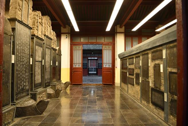 西安碑林博物馆展厅一景 。(活动单位提供)