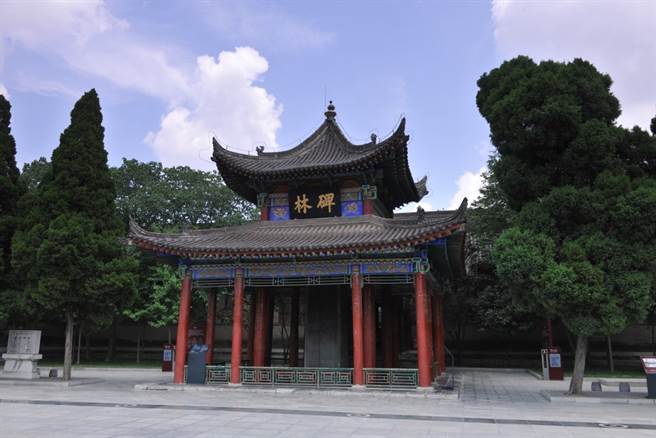 西安碑林博物馆园区一景。(活动单位提供)