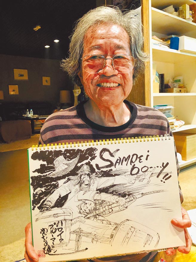 以《天才小钓手》为代表作的日本漫画家矢口高雄，2020年因胰臟癌去世，享寿81岁。（摘自推特）