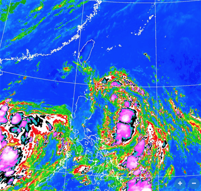 颱风最快今天生成，一旦成颱可能马上发布海警。（翻摄自 气象局）