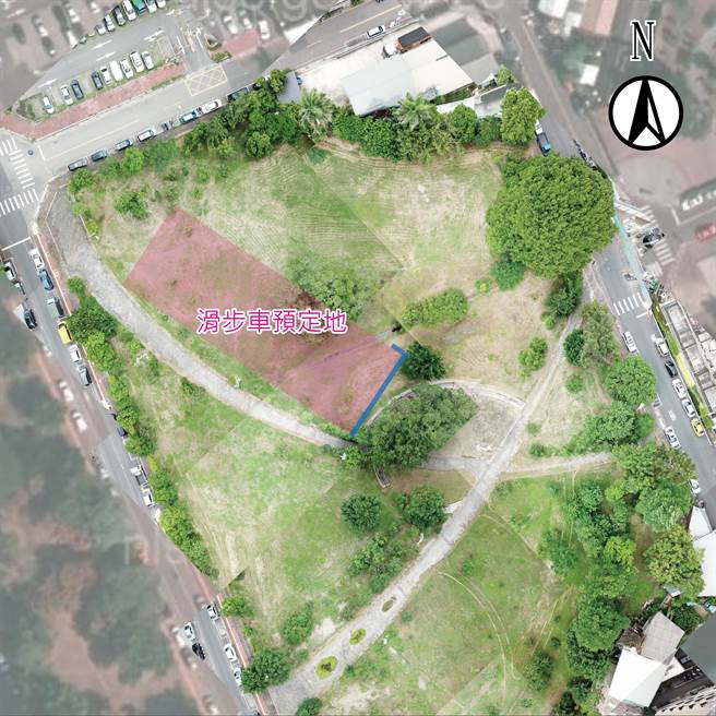 文小38将打造成滑步车专用场地。（市议员李中服务处提供）