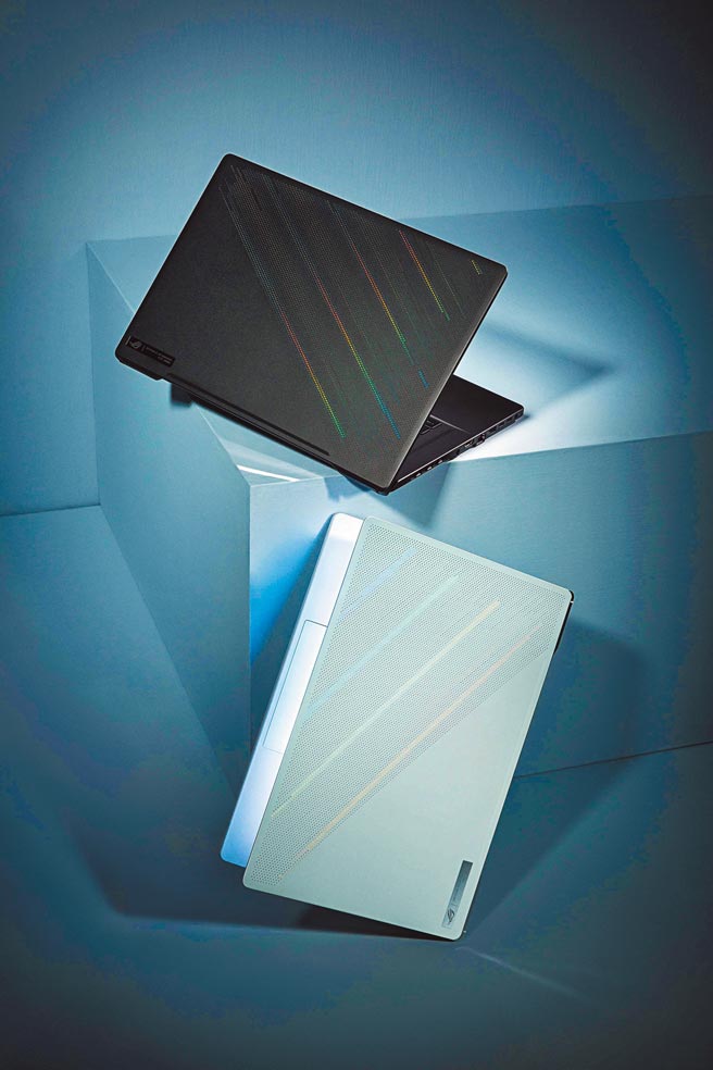 华硕的ROG Zephyrus G15 GA503，月光白、日蚀灰，定价5万9900元起。（华硕提供）