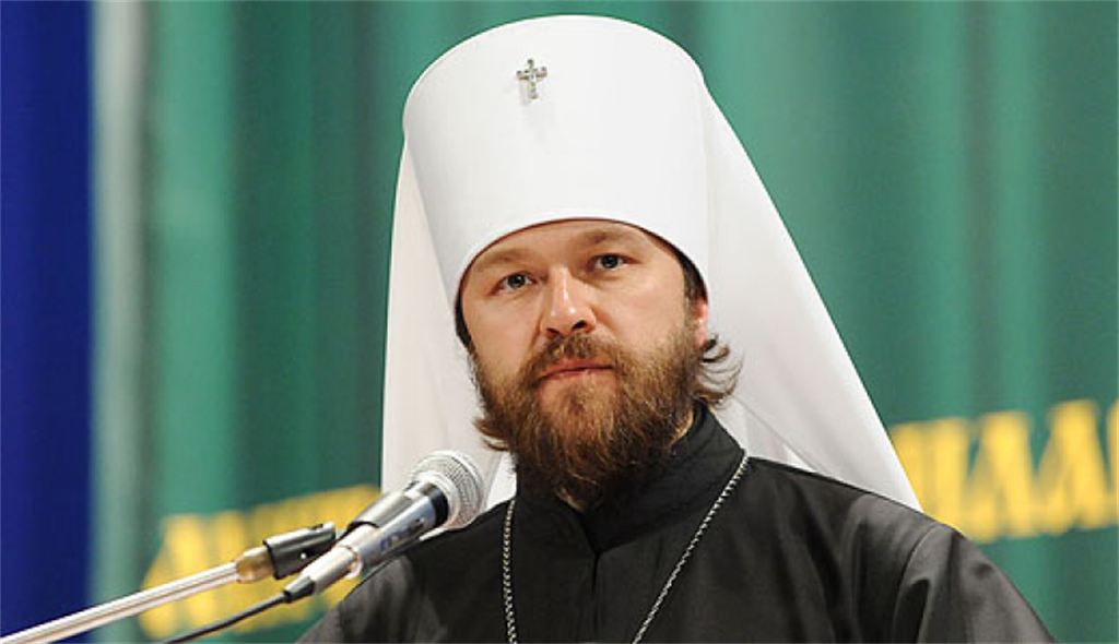 莫斯科宗主教圣堂都主教伊拉里昂唿吁大家施打疫苗，不打是有罪的。图/美联社(photo:ChinaTimes)