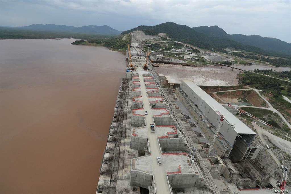 衣索比亚复兴大坝已完成了第一阶段。图/路透社(photo:ChinaTimes)