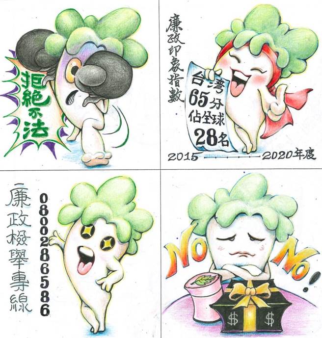 法务部矫正署举办「狱起廉心，一同online」反贪系列活动，台东监狱罗姓收容人拿下全国第三。（法务部矫正署台东监狱提供／蔡旻妤台东传真）