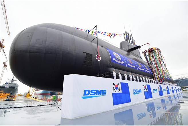 韩媒称南韩已成功自水下试射潜射弹道飞弹，未来预计由安昌浩级潜舰搭载。图为「安昌浩号」。（图／南韩海军脸书）