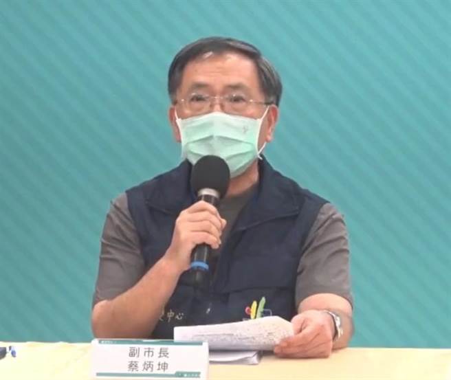 北市副市长蔡炳坤。（摘自柯文哲YT直播／张颖齐台北传真）